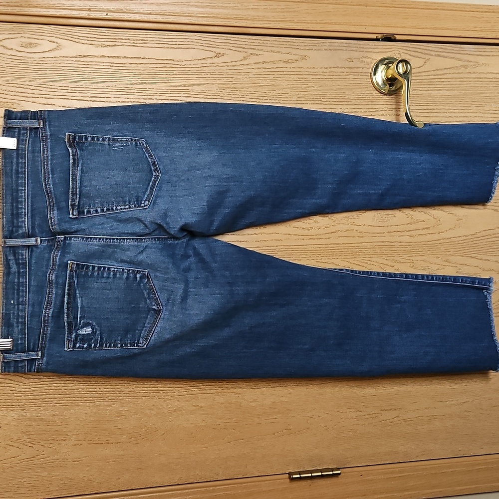 Loft Distressed Blue Jeans - Picture 3 of 9